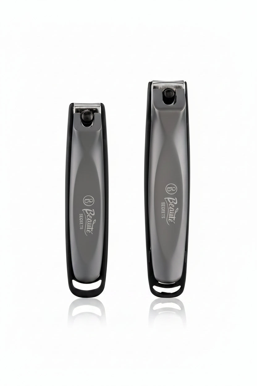 Beauté Secrets 2 Pieces Nail Cutter Set with Catcher