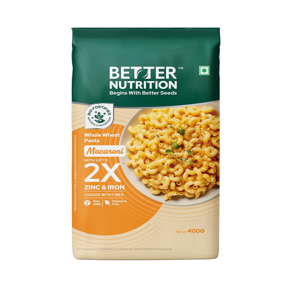 Better Nutrition Biofortified Wheat Macaroni Pasta