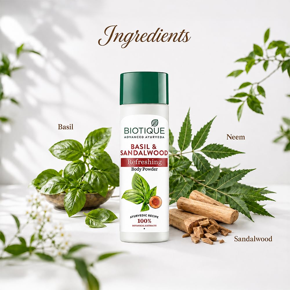 Biotique Basil and Sandalwood  150g