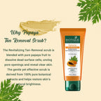 Biotique Papaya Tan Removal Brightening & Revitalizing Face Scrub 100g
