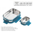 Blluex Stainless Steel Lunch Box |100% Leak Proof |Lunch Box