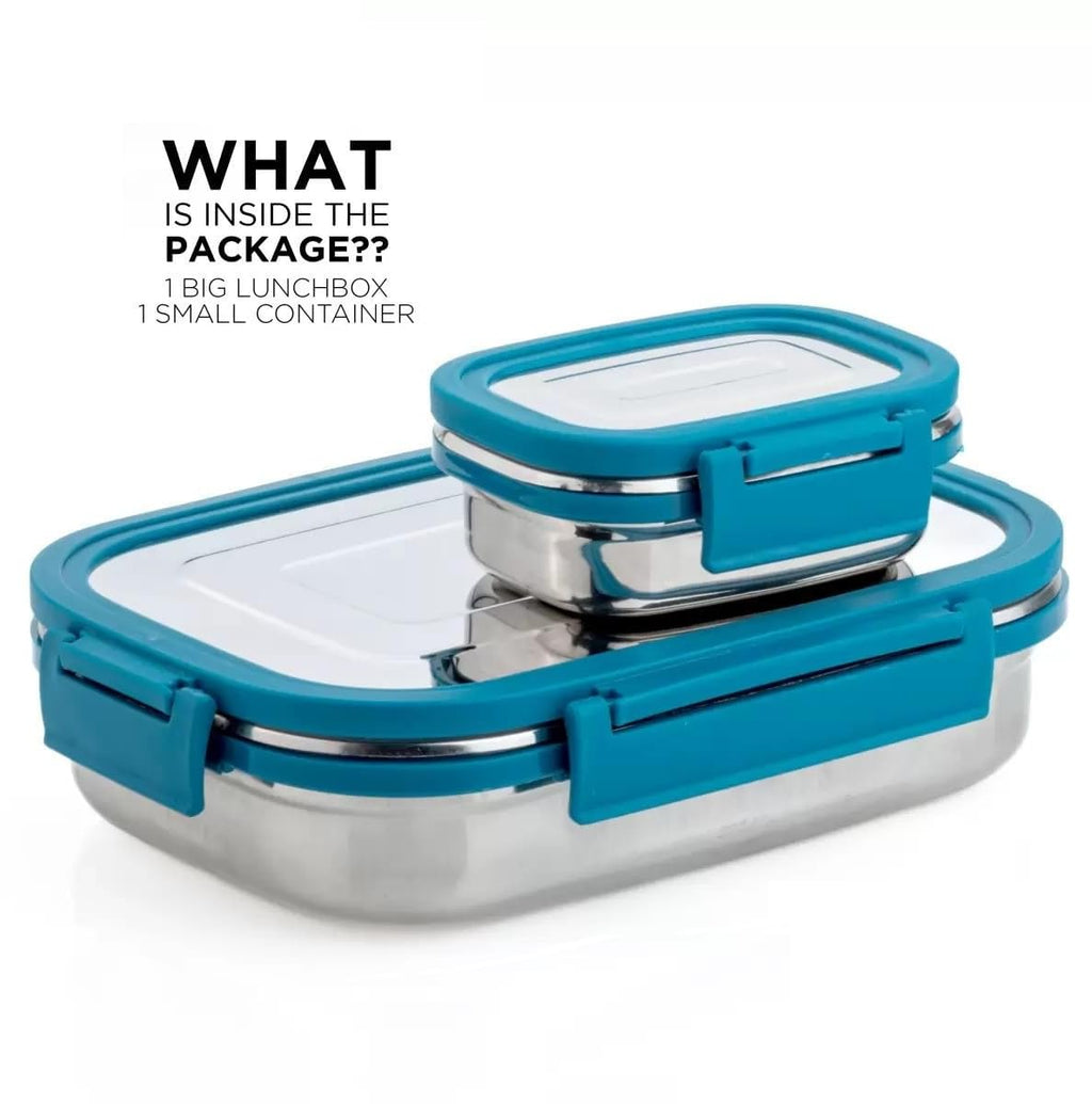 Blluex Stainless Steel Lunch Box |100% Leak Proof |Lunch Box