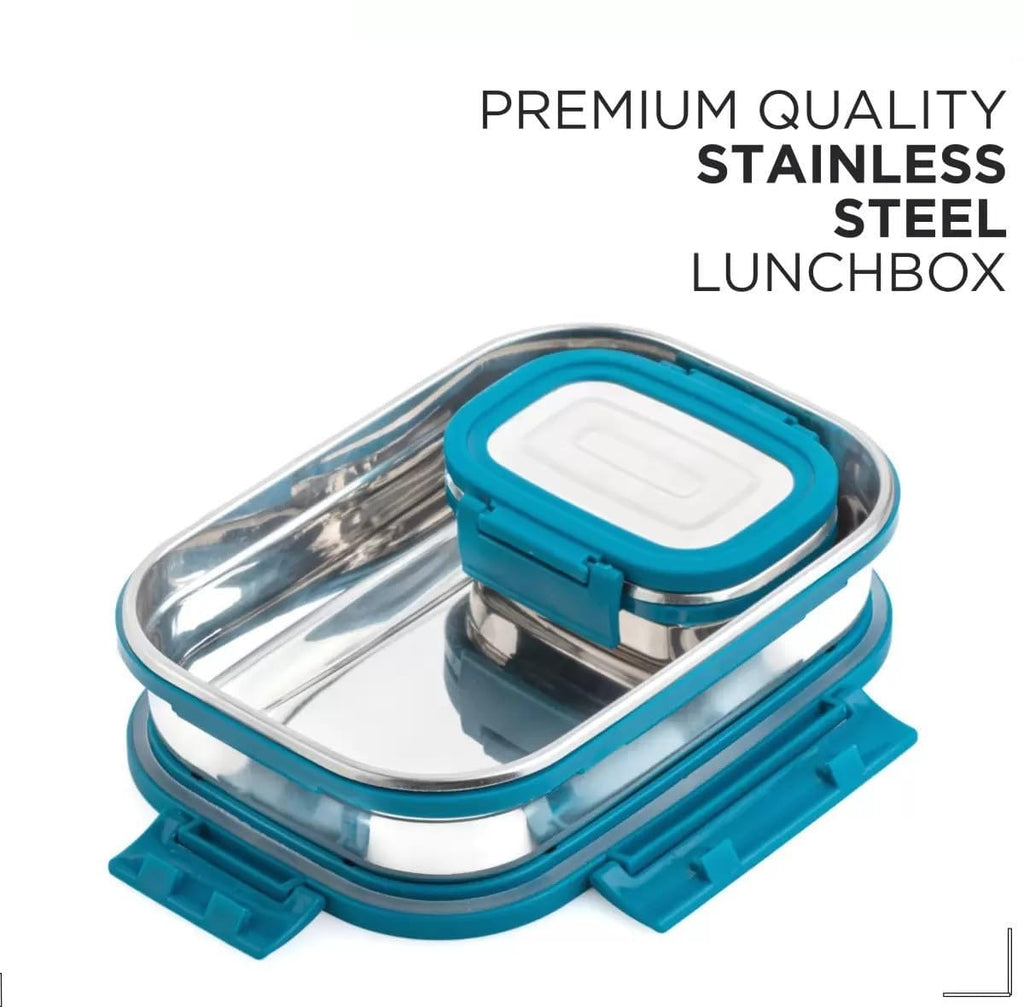 Blluex Stainless Steel Lunch Box |100% Leak Proof |Lunch Box