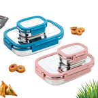 Blluex Stainless Steel Lunch Box |100% Leak Proof |Lunch Box