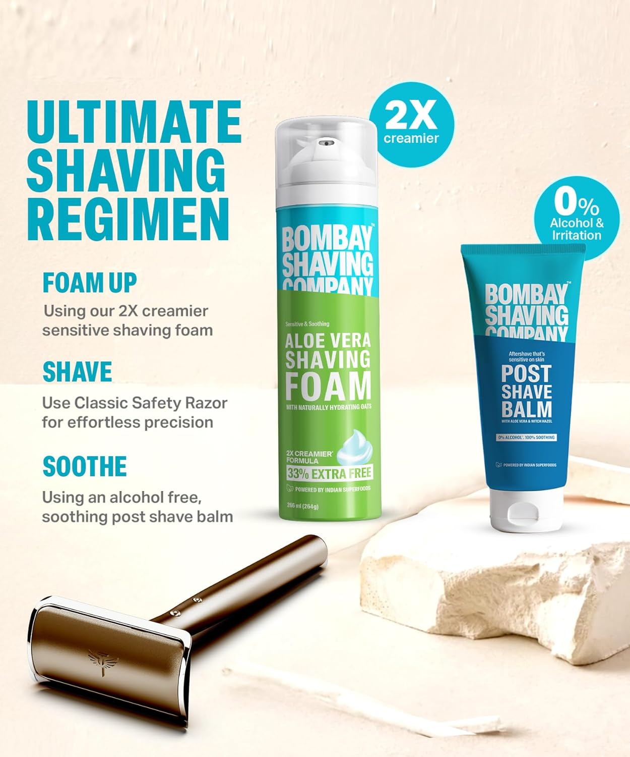 Bombay Shaving Company Classic Safety Razor For Men