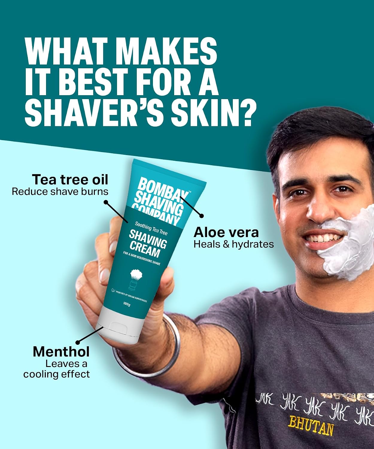 Bombay Shaving Company Shaving Cream  100 g