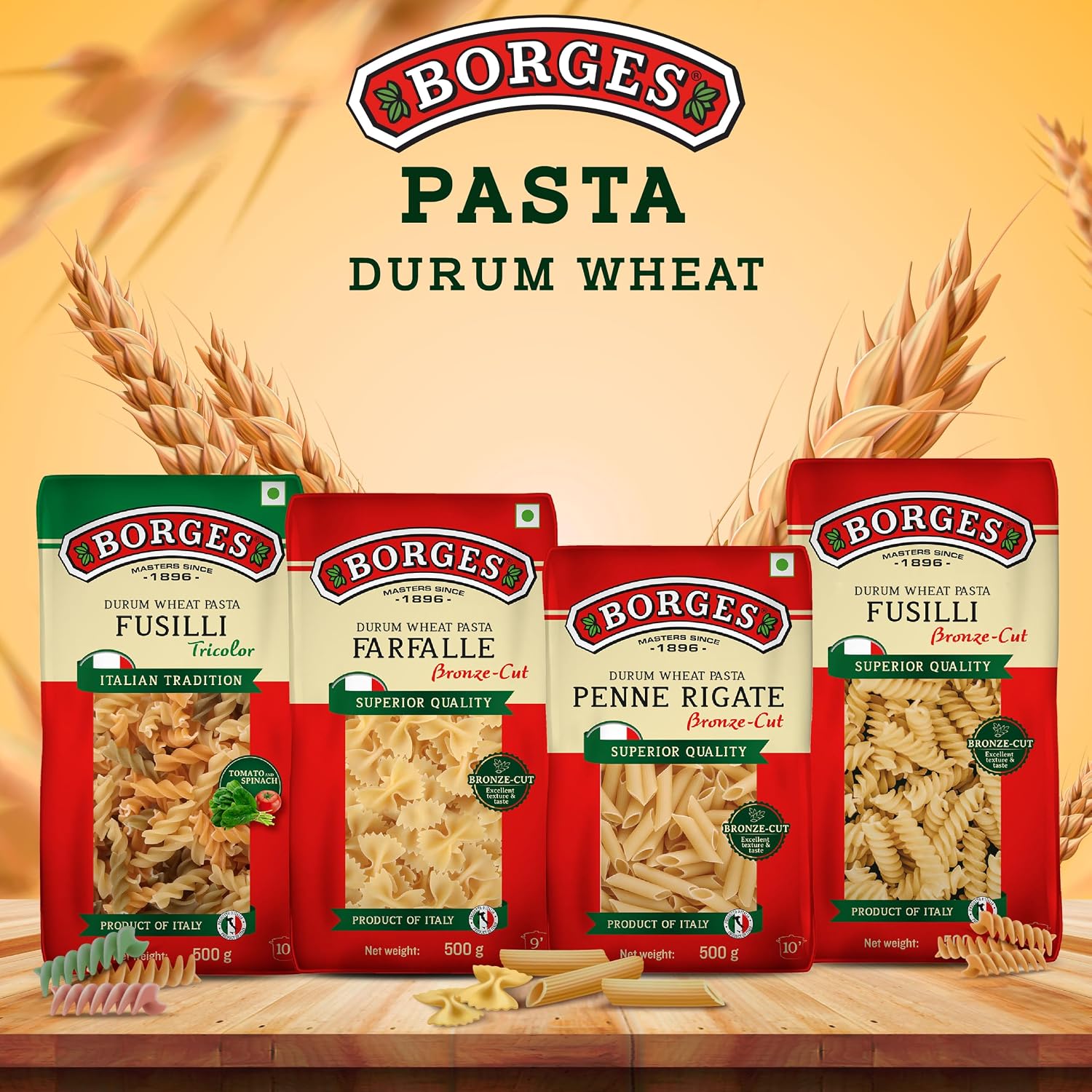 Borges Spaghetti Source of Protein Wheat Pasta 500g