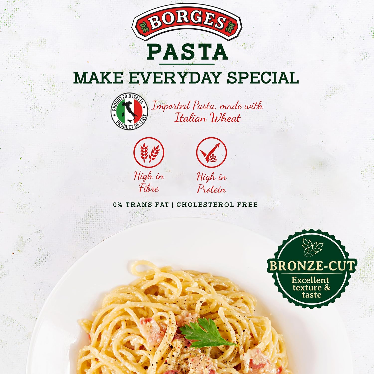 Borges Spaghetti Source of Protein Wheat Pasta 500g