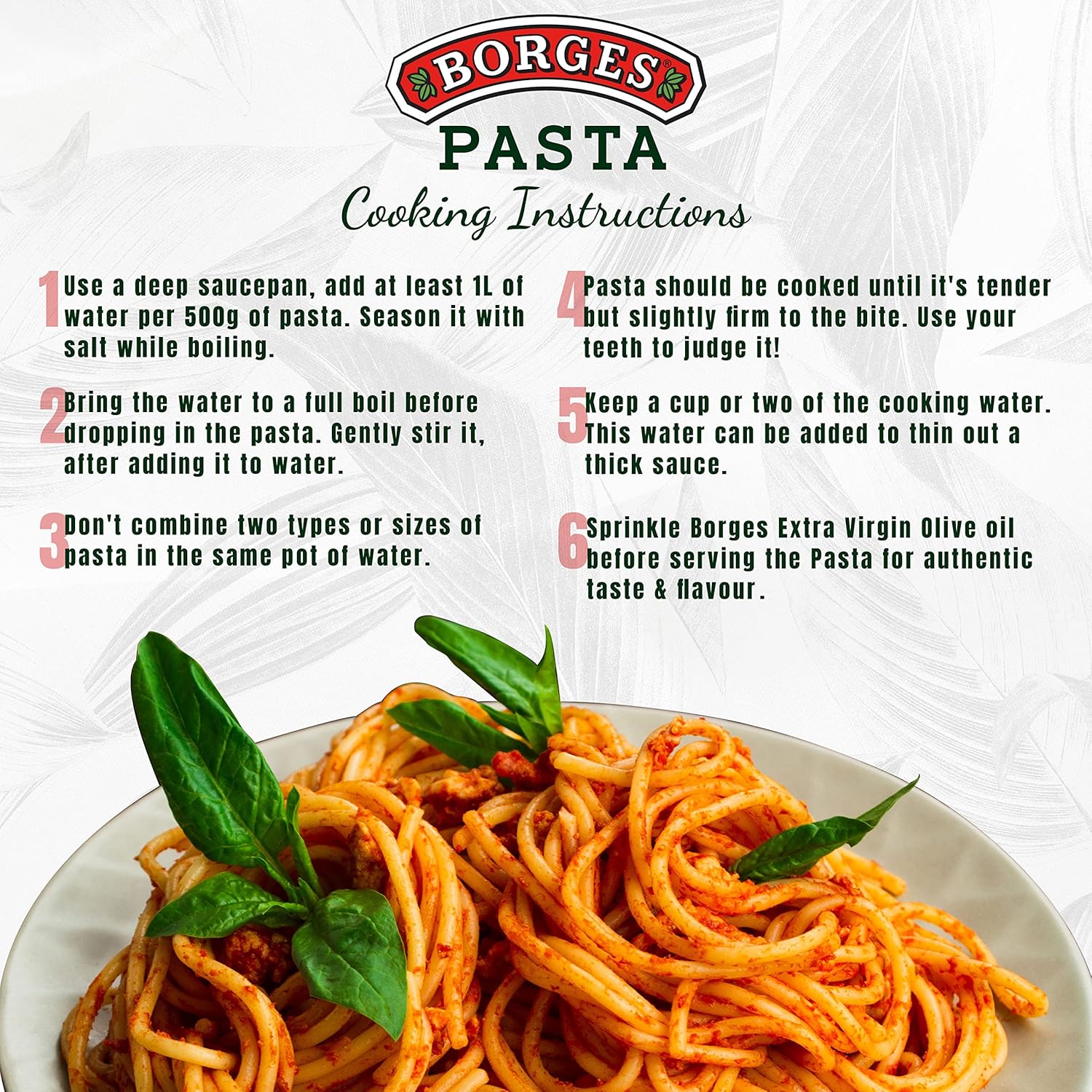 Borges Spaghetti Source of Protein Wheat Pasta 500g