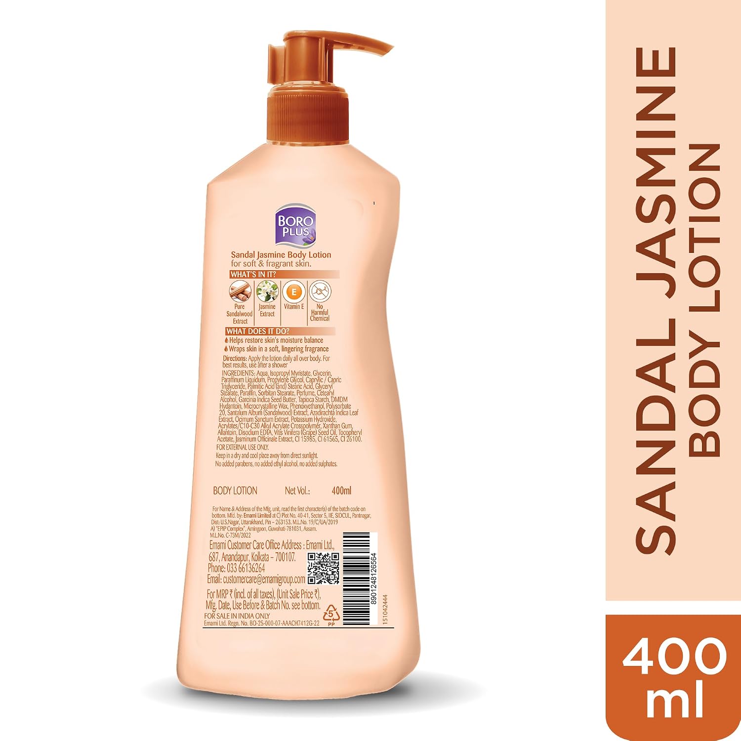 BoroPlus Sandal & Jasmine Body Lotion 400 ml