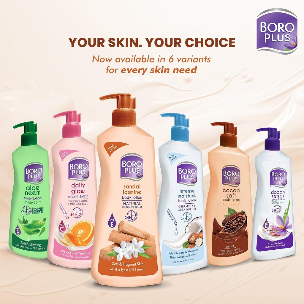 BoroPlus Sandal & Jasmine Body Lotion 400 ml