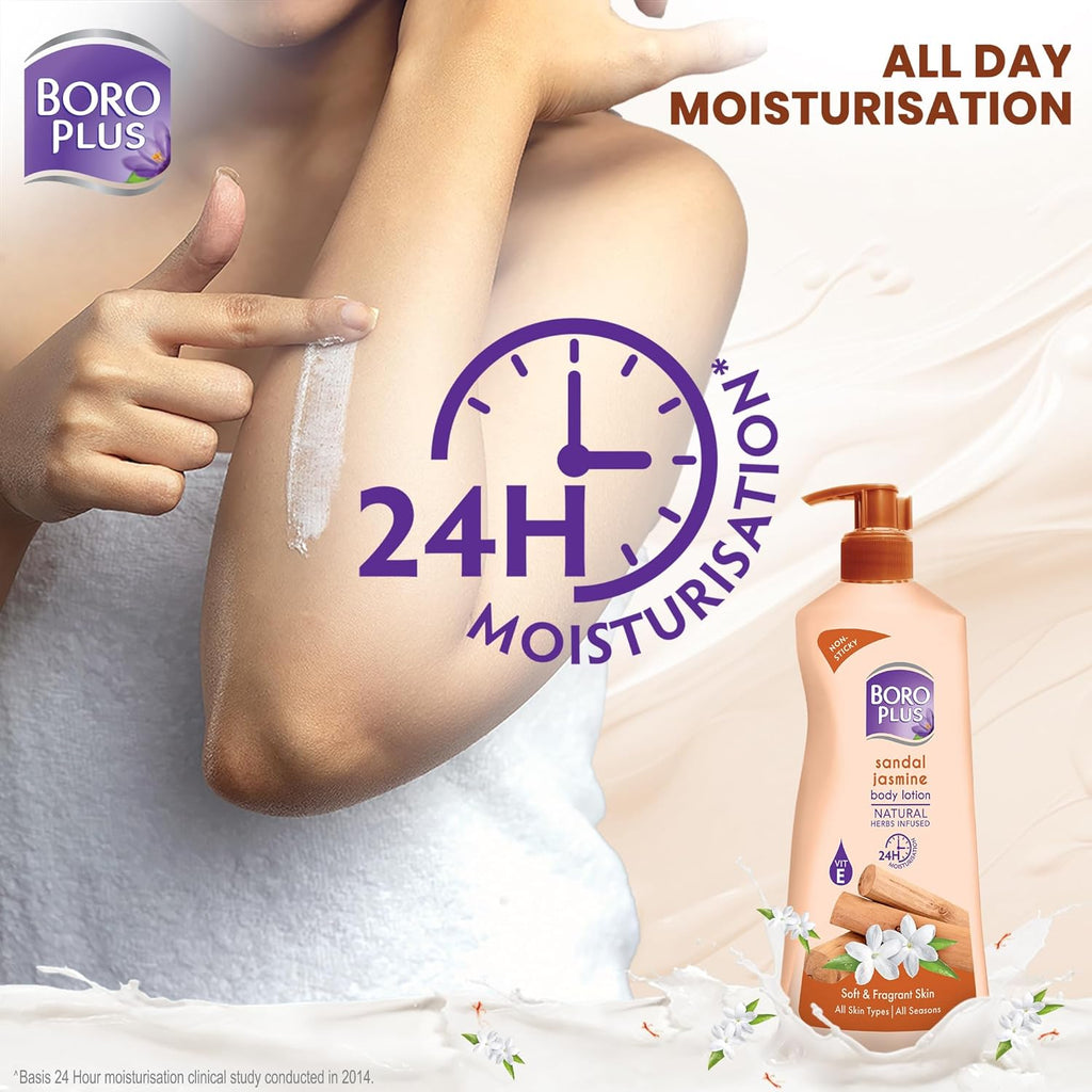 BoroPlus Sandal & Jasmine Body Lotion 400 ml