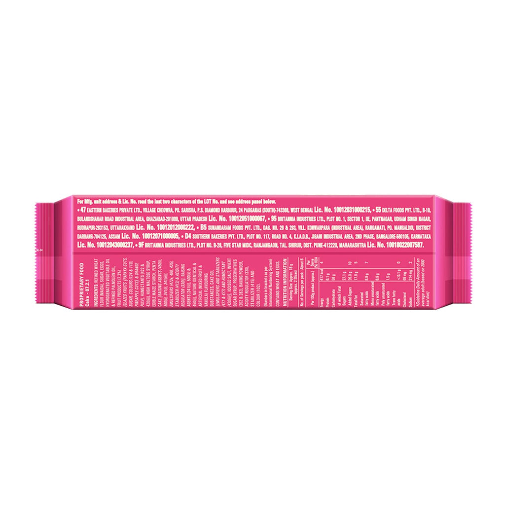 Britannia Gobbles Bar Cake Fruity Fun, 110 g