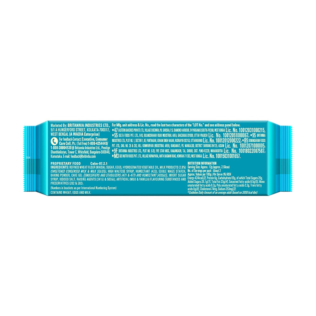 Britannia Gobbles Cake Bar Cake Milky Masti, 30 g