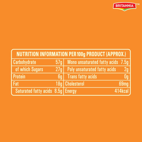 Britannia Gobbles Cake Orange Bites,30g