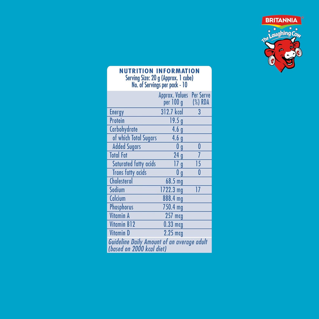 Britannia The Laughing Cow Cheese Cubes 200g
