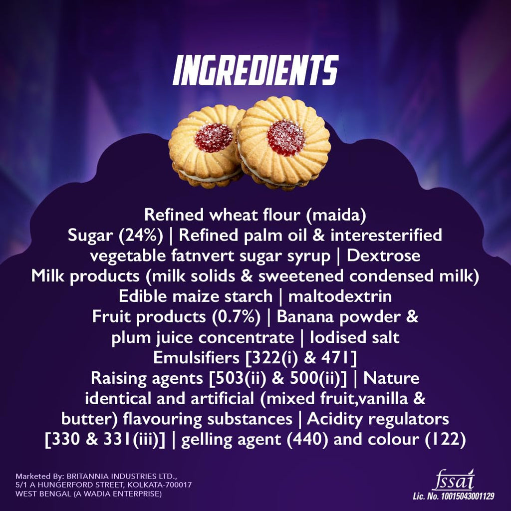 Britannia Treat Jim Jam Biscuits, 138g