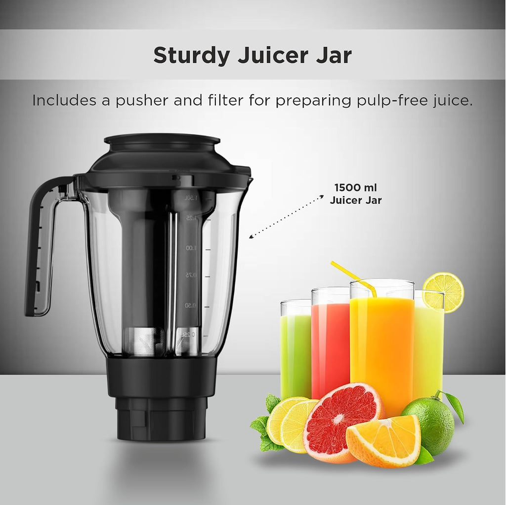 Butterfly Jet Elite 750 Watts Mixer Grinder with 4 Jars