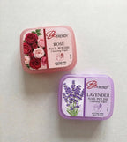 Nail Polish Remover Wipes Rose &amp; Lavender Combo Pack of 2