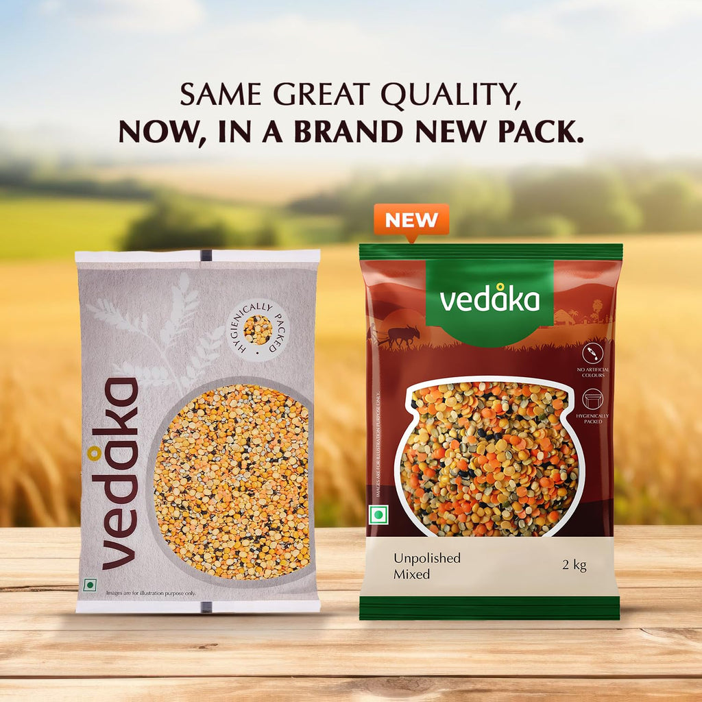 Vedaka Unpolished Mixed Dal 2 Kg