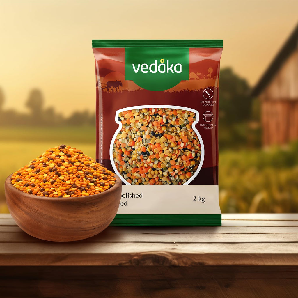 Vedaka Unpolished Mixed Dal 2 Kg