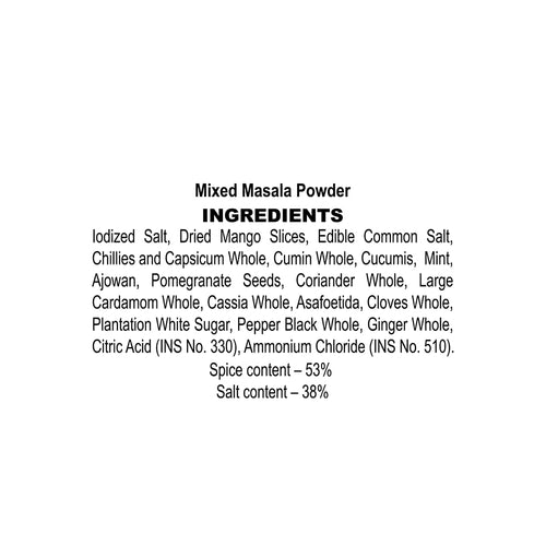 Catch Chat Pata Masala, 100g
