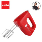 CELLO Supreme Hand Beater Mixer 400 Watts Black |Turbo Function, 6 Speed Setting 2 Year Warranty