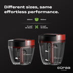 CÜRAA ChopLab Lite Manual Vegetable Chopper for Kitchen Use  900ml (Red)