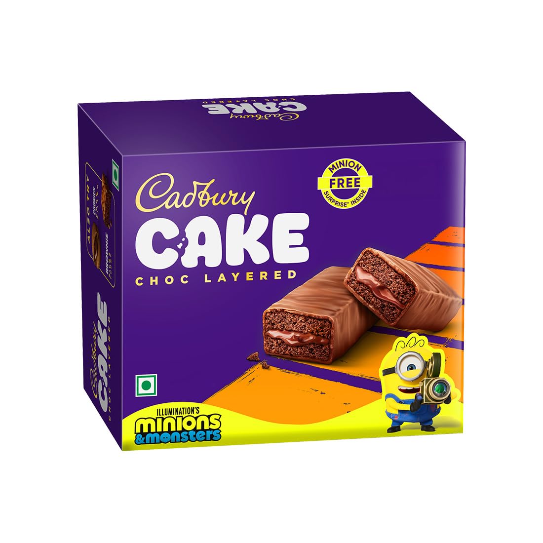 Cadbury ChocLayered Cake Minion Pack, 114 g