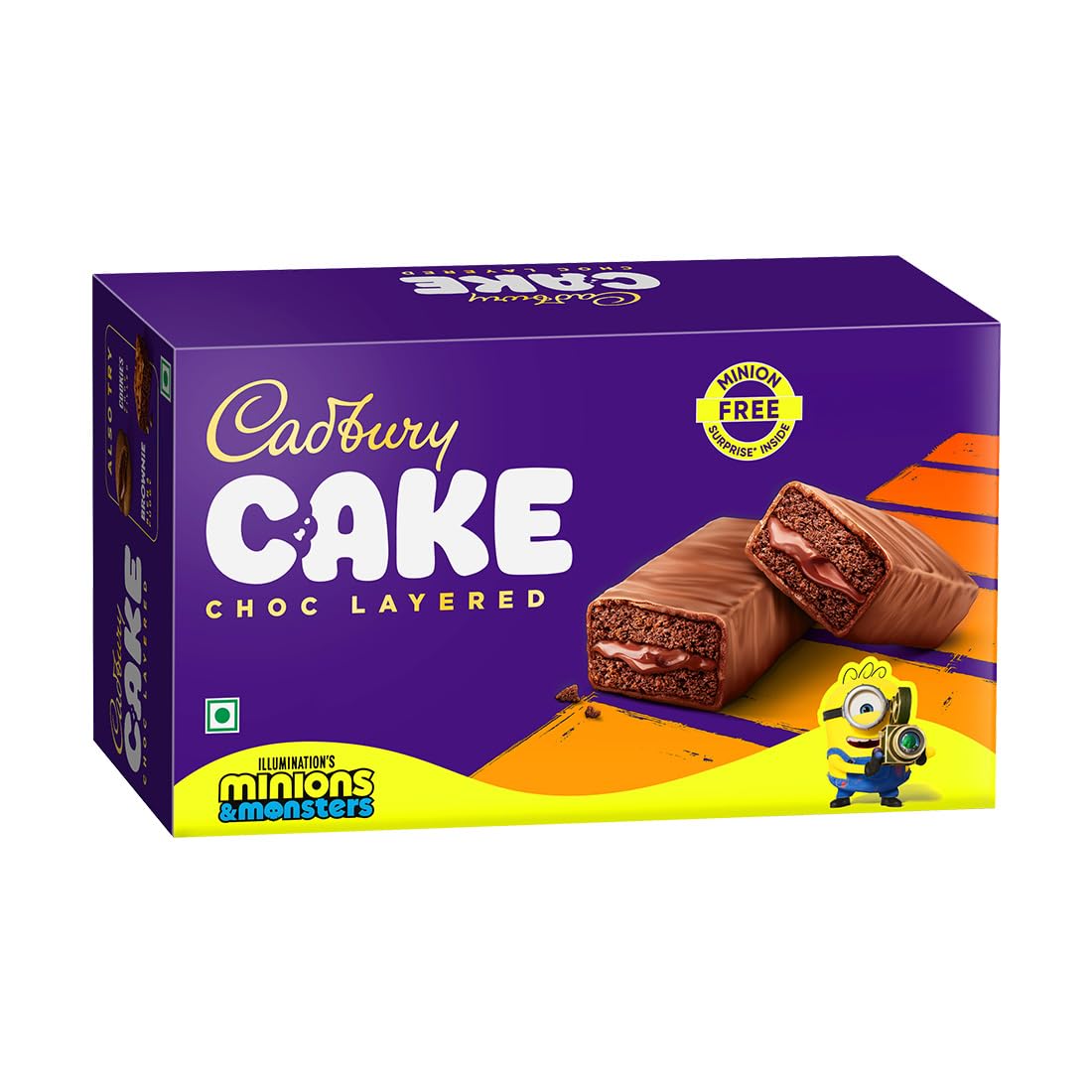 Cadbury ChocLayered Cake Minion Pack, 228 g