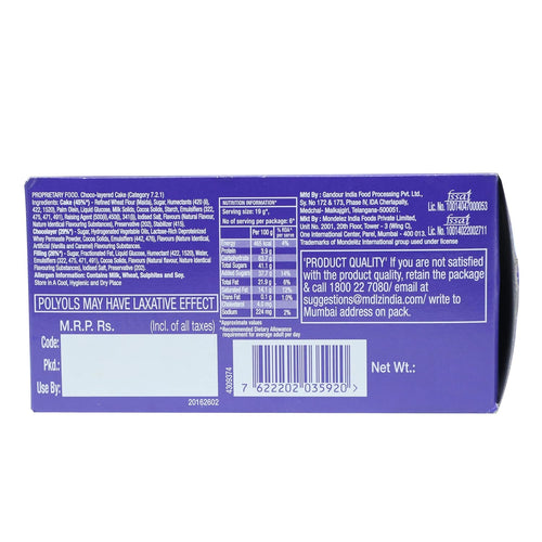 Cadbury Chocobakes Choc Layered Cakes, 126Gm