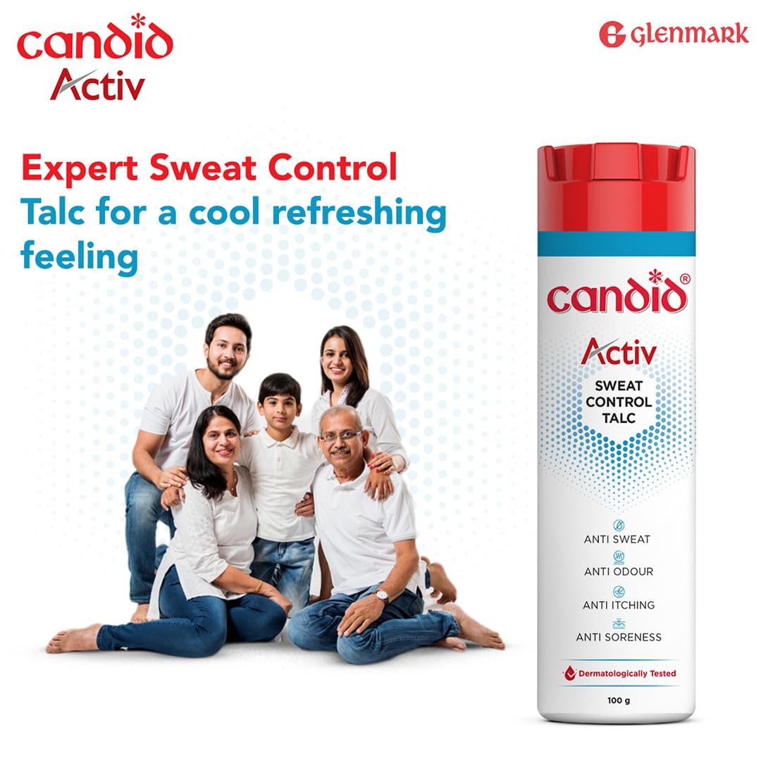 Candid Activ Sweat Control Talc 100g