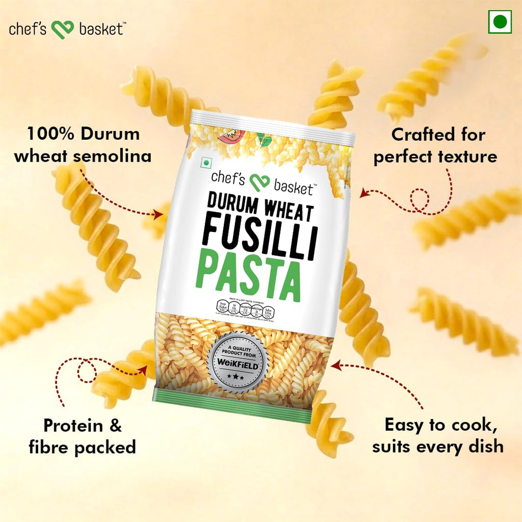 Chef's Basket Fusili Pasta 500 gm Pouch