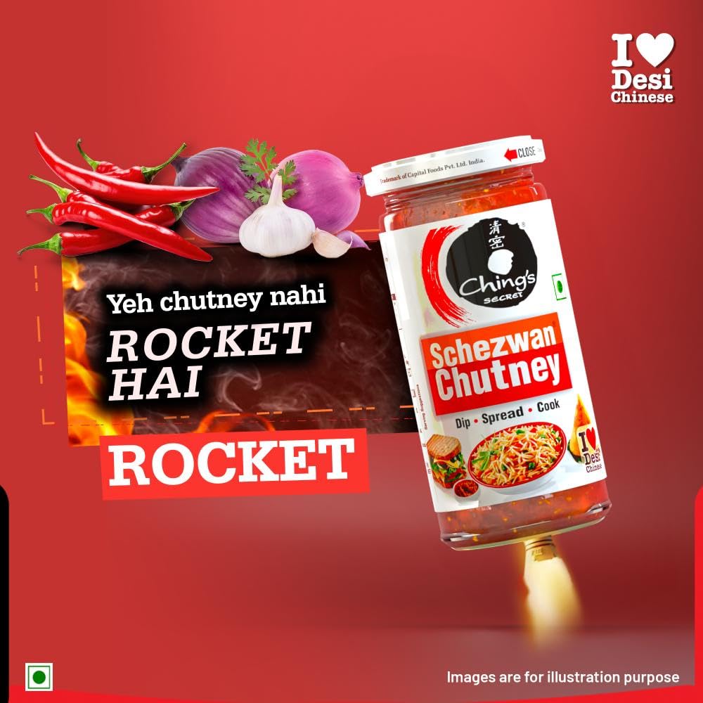 Ching’s Secret Schezwan Chutney, 250g,