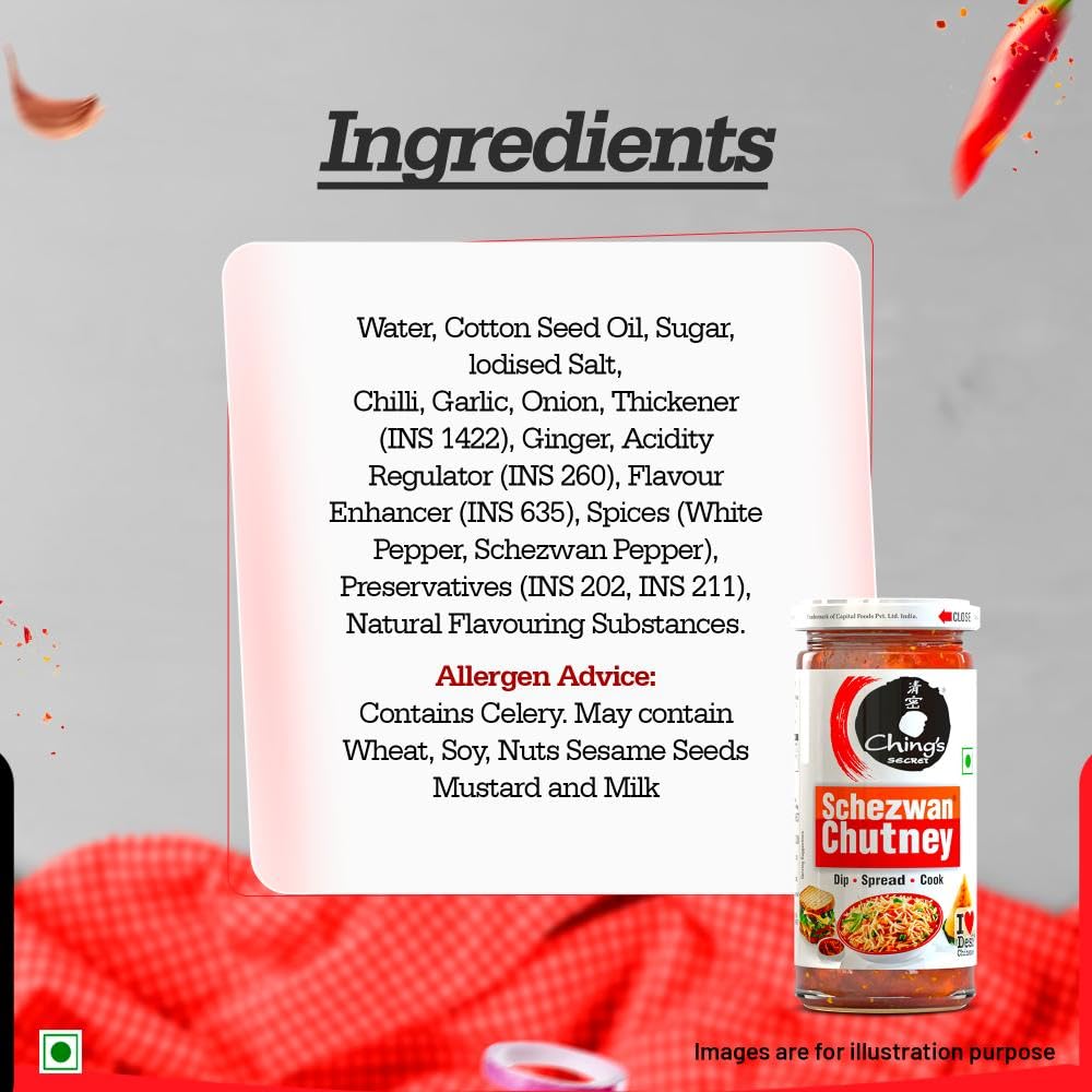 Ching’s Secret Schezwan Chutney, 250g,