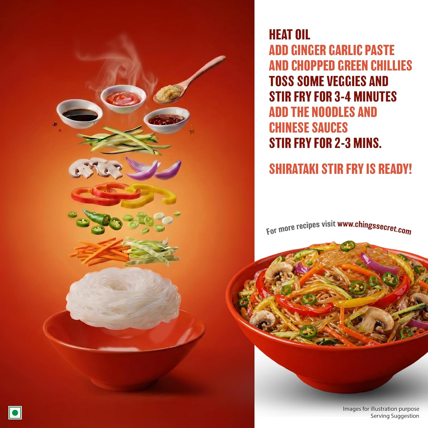 Ching's Secret Shirataki Noodles, 270g