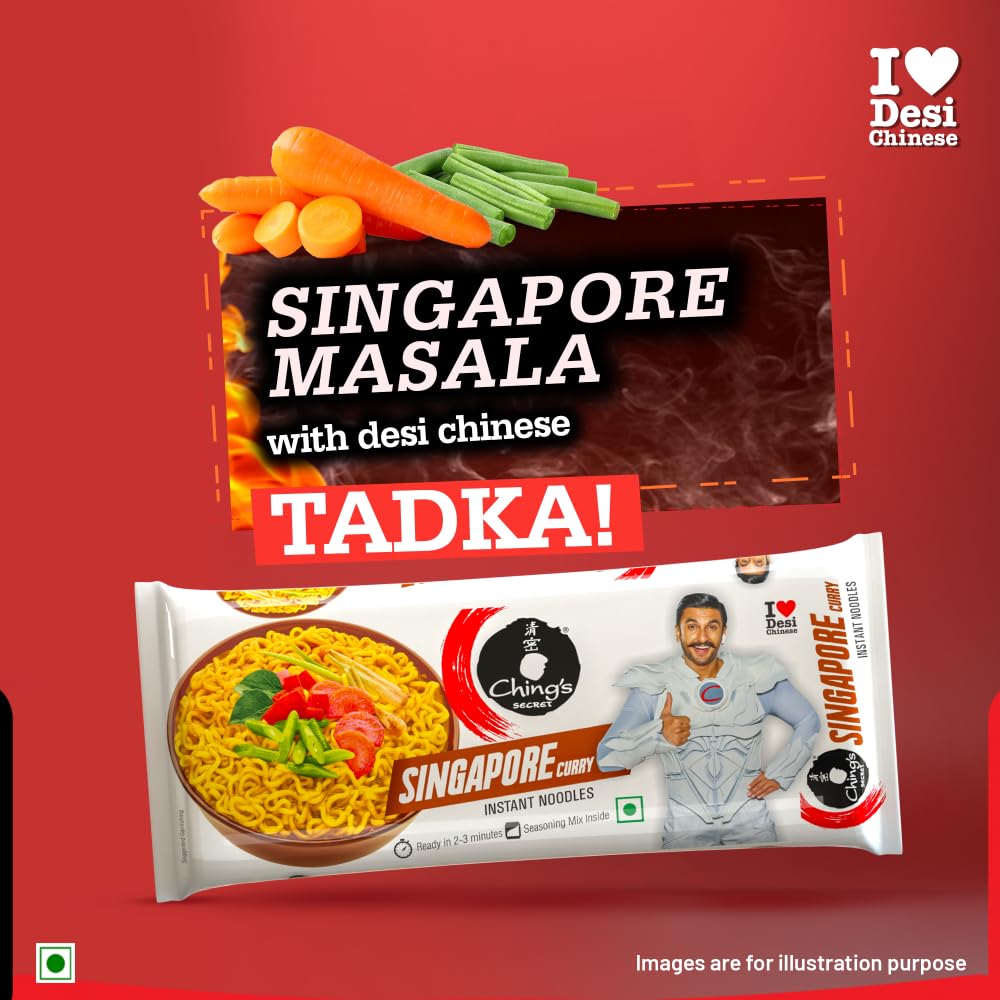 Ching’s Secret Singapore Curry Instant Noodles 244g
