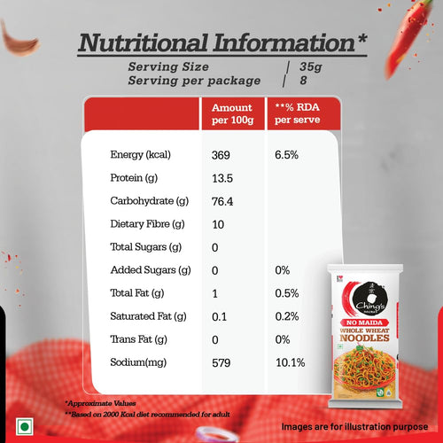 Ching’s Secret Whole Wheat Noodles 280g