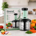Chopper for Kitchen Use 1100 ML, Push Chopper with 6 Blades