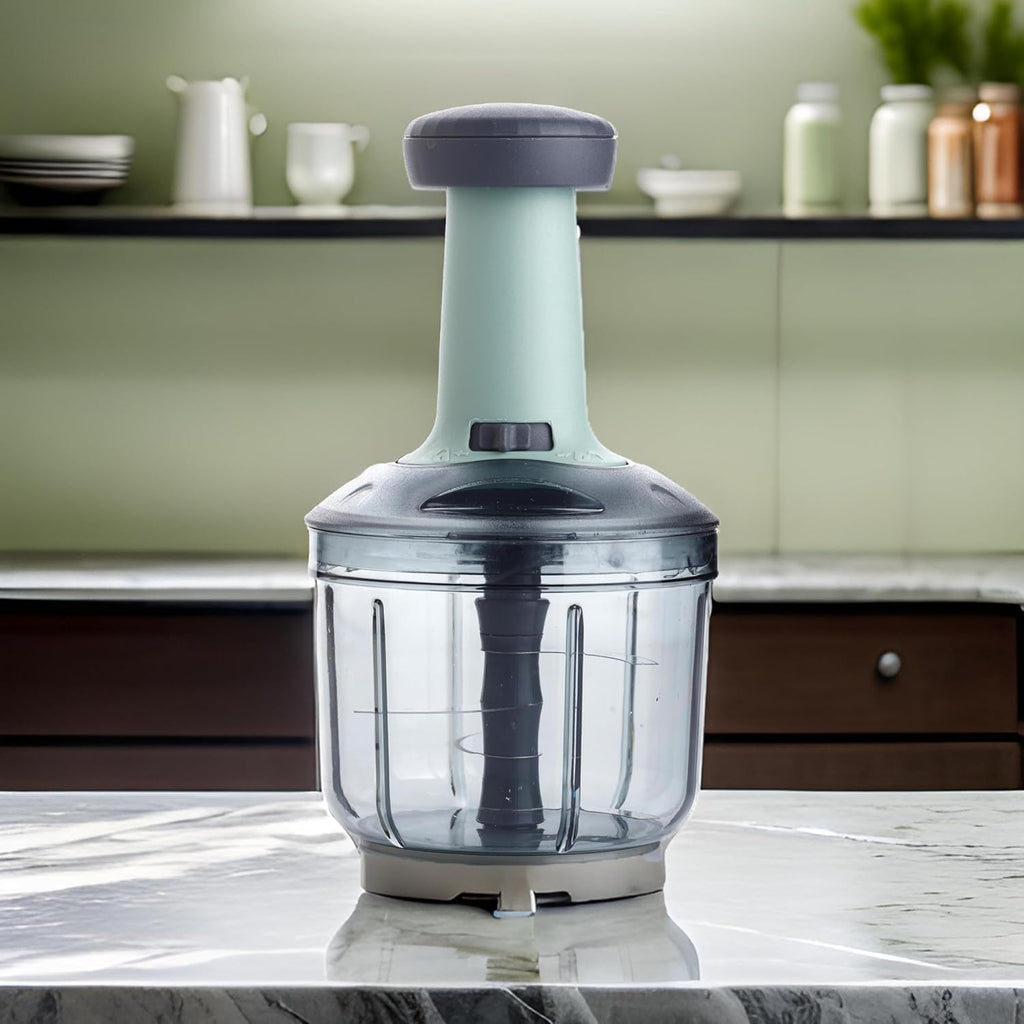 Chopper for Kitchen Use 1100 ML, Push Chopper with 6 Blades