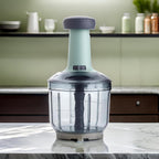 Chopper for Kitchen Use 1100 ML, Push Chopper with 6 Blades