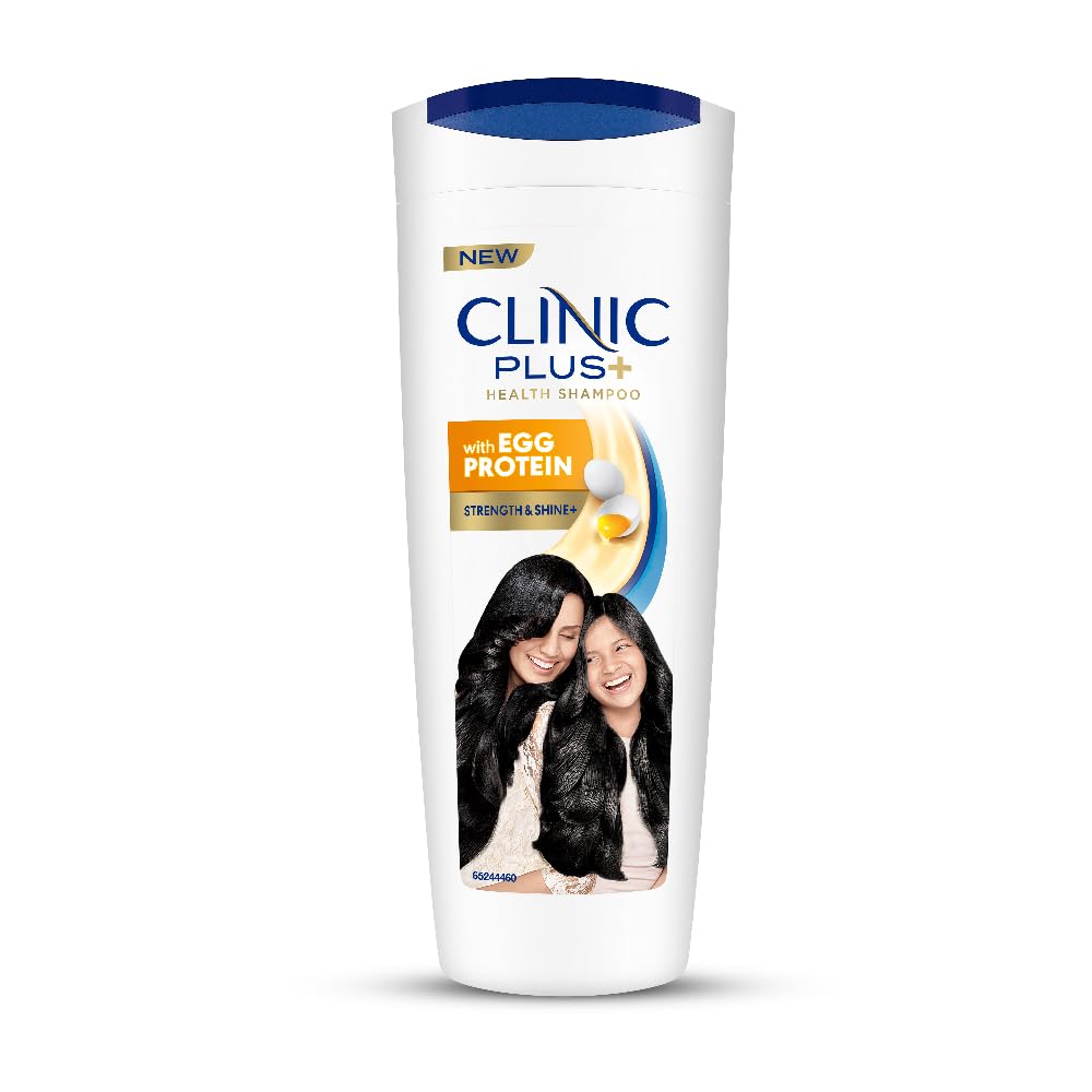 Clinic Plus Strength & Shine Shampoo with Egg Protein for Strength 340 ml