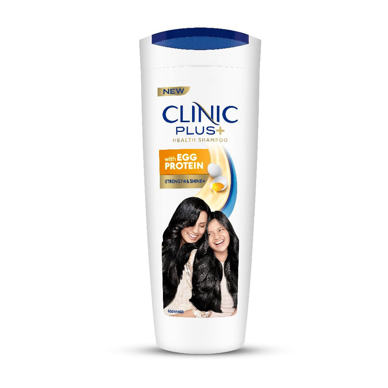 Clinic Plus Strength & Shine Shampoo with Egg Protein for Strength 340 ml