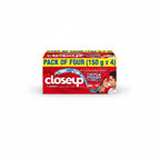 Closeup Everfresh+ Anti-Germ Gel Toothpaste Red Hot, 150 gm (Pack of 4)