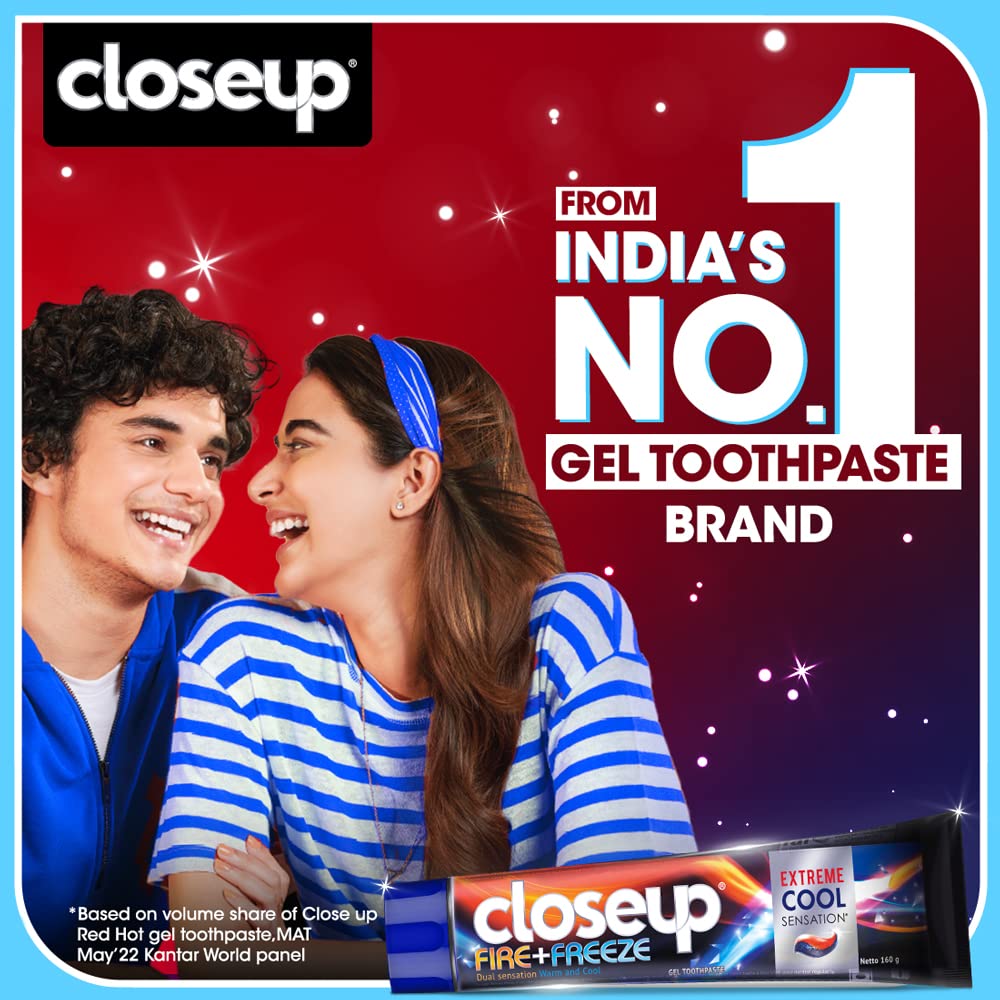 Closeup Fire Freeze Gel Toothpaste 150 gram