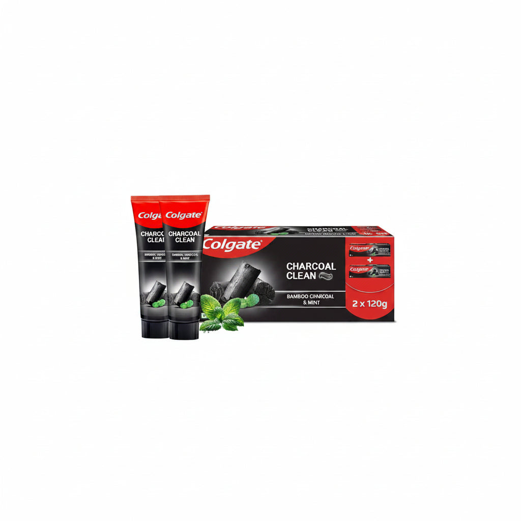 Colgate Charcoal Clean Deep Clean Oral Care Toothpaste240g Saver Pack