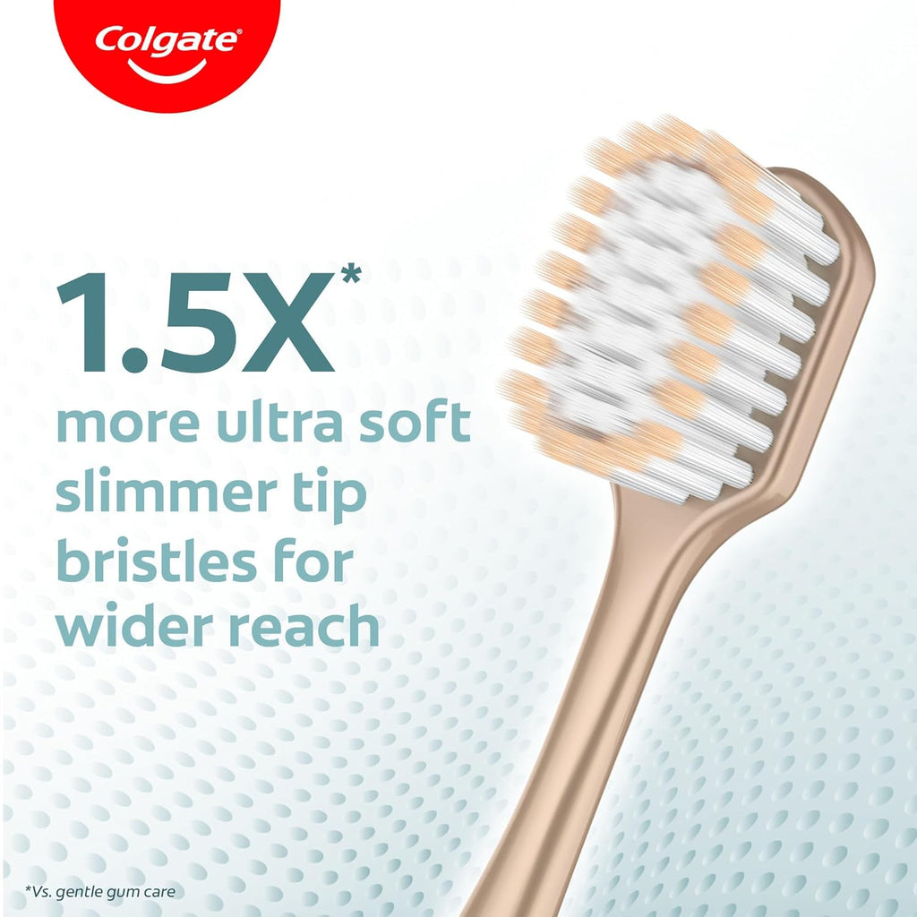 Colgate Gentle Enamel Ultra Soft Bristles Manual Toothbrush 4pcs buy 2 get 2 free