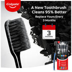 Colgate SlimSoft Charcoal Toothbrush Set of 4