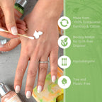 Cotton Buds, 600 Swabs, 300 Bamboo Wooden Sticks