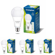 Crompton 20 W Standard B22 LED Bulb (White) (Pack of 4)